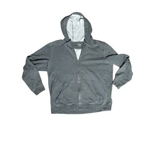 L.L.Bean Men's Full Zip Hoodie Gray XL Tall Traditional Fit